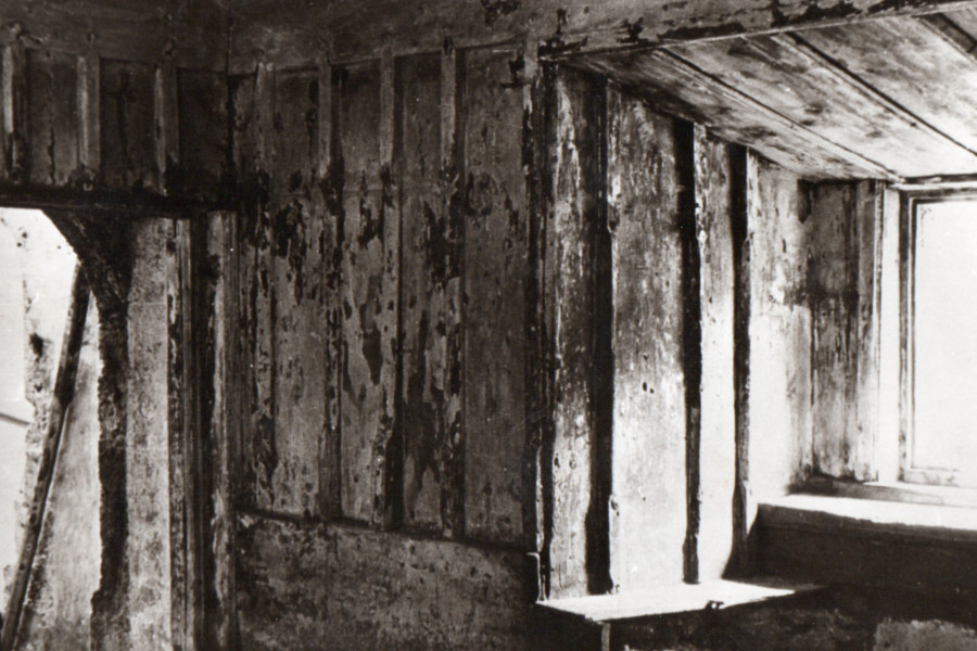 Gotische Stube in den 40er Jahren