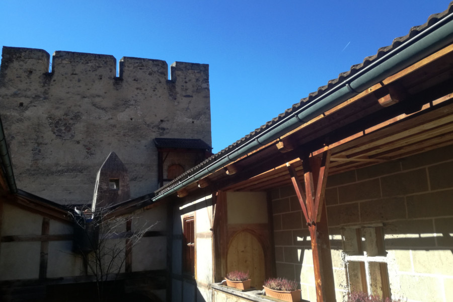 Westhof - Aussicht auf den Bergfried